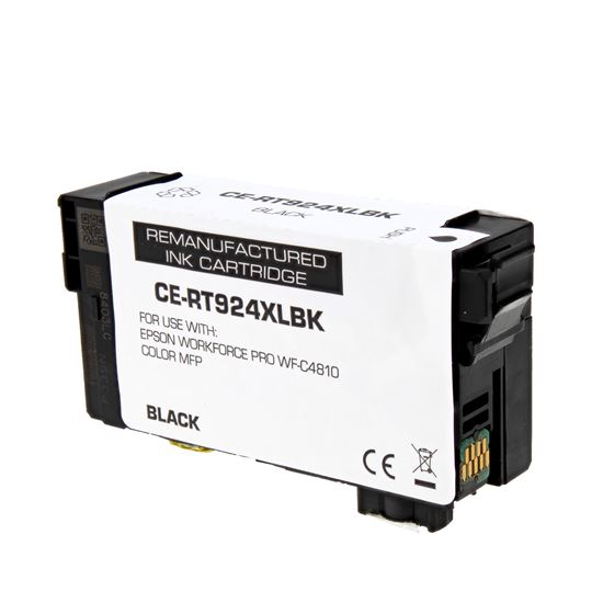 Remanufactured Epson T924XL120 (924XL) Inkjet Cartridge, Black 2200 High Yield 1