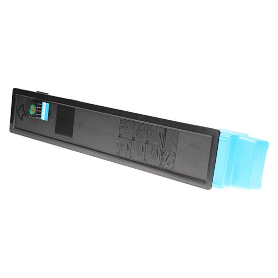 Compatible Kyocera Mita TK-8117C (1T02P3CUS0) Toner Cartridge, Cyan 6K Yield, TAA Compliant, Made in USA 1
