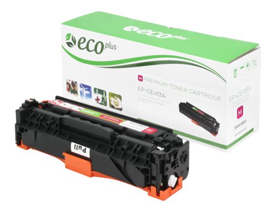 EcoPlus HP 305A (CE413A) Toner Cartridge, Magenta 2.6K Yield 1