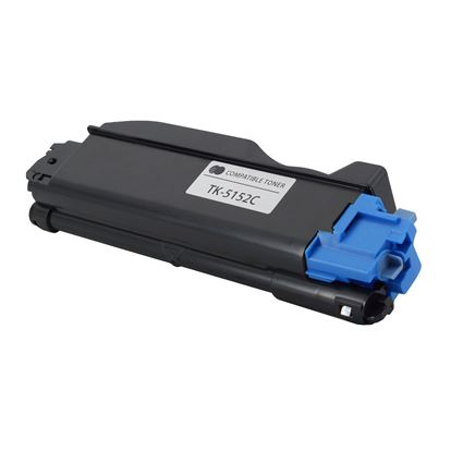 Compatible Kyocera Mita TK-5152C (1T02NSCUS0) Toner Cartridge, Cyan 10K Yield 1