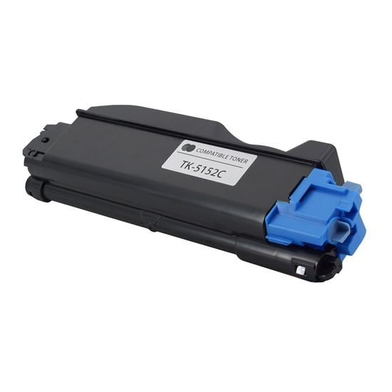 Compatible Kyocera Mita TK-5152C (1T02NSCUS0) Toner Cartridge, Cyan 10K Yield 1