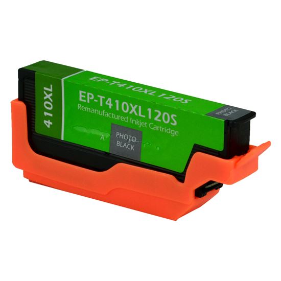 Remanufactured Epson 410XL (T410XL120S) InkJet Cartridge, Photo Black 500 High Yield 1
