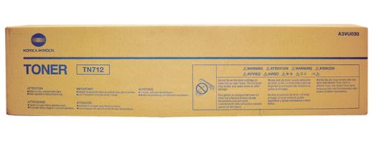 OEM Konica Minolta TN712 (A3VU030) Toner Cartridge, Black 40.8K Yield 1
