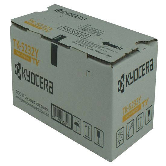 OEM Kyocera Mita TK-5232Y (1T02R9AUS0) Toner Cartridge, Yellow 2.2K High Yield 1