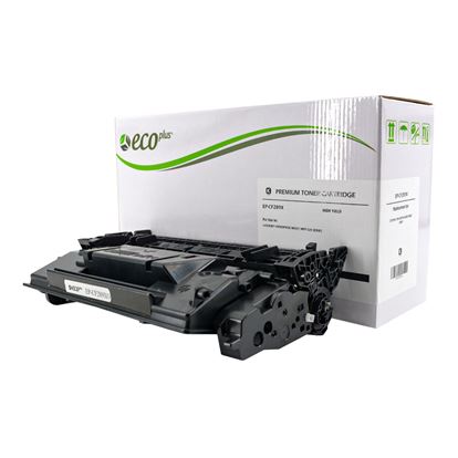 EcoPlus HP 89X (CF289X) Toner Cartridge, Black 10K High Yield, (Used OEM Chip), TAA Compliant 1