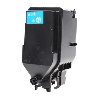 Compatible Konica Minolta TNP79C TNP80C TNP81C (AAJW430) Toner Cartridge, Cyan 9K Yield, Made in USA 1