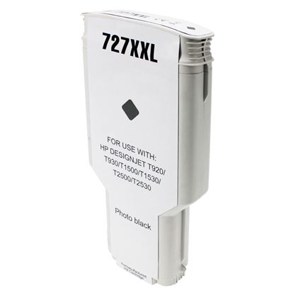 Remanufactured HP 727 (F9J79A) Wide Format, Photo Black 300ml 1
