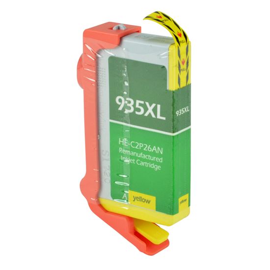 Remanufactured HP 935XL (C2P26AN) InkJet Cartridge, Yellow 825 High Yield 1