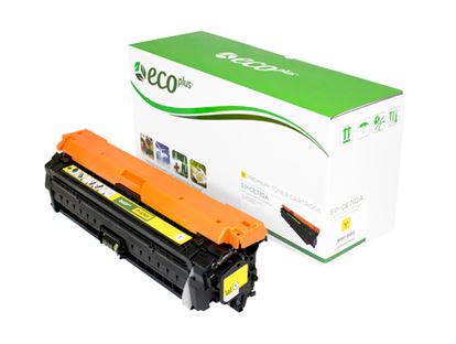 EcoPlus HP 307A (CE742A) Toner Cartridge, Yellow 7.3K Yield 1