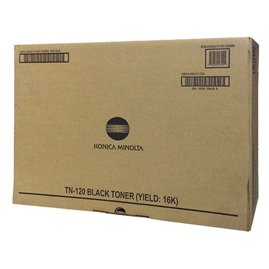 OEM Konica Minolta TN120 (7640015042) Toner Cartridge, Black 16K Yield 1