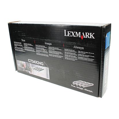 OEM Lexmark  (C734X24G) Drum Unit, Black 20K Yield, 4/Case 1