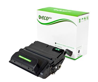 EcoPlus HP 42A (Q5942A) Toner Cartridge, Black 10K Yield, Made in USA 1