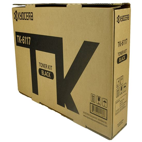 OEM Kyocera Mita TK-6117 (1T02P10US0) Toner Cartridge, Black 15K Yield 1