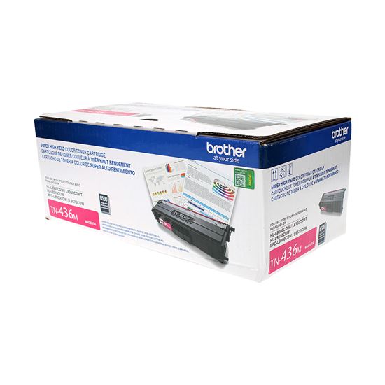 OEM Brother  (TN436M) Toner Cartridge, Magenta 6.5K Extra High Yield 1