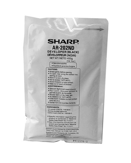 OEM Sharp AR-201ND (AR202ND) Developer, Black 30K Yield 1