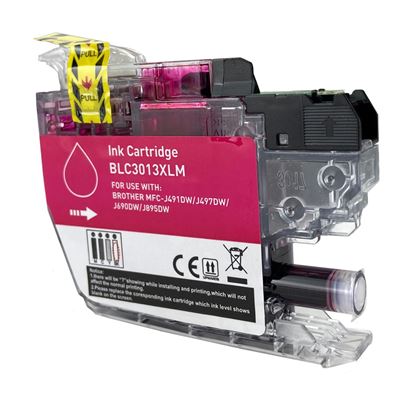 Compatible Brother LC3013 XL (LC3013M) InkJet Cartridge, Magenta 400 High Yield 1