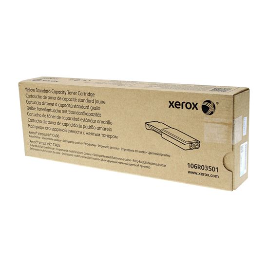OEM Xerox 106R03501 (106R3501) Toner Cartridge, Yellow 2.5K Yield 1