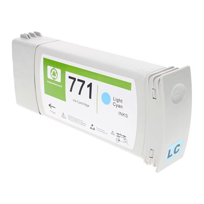 Remanufactured HP 771A (B6Y20A) Wide Format, Light Cyan 775ml 1