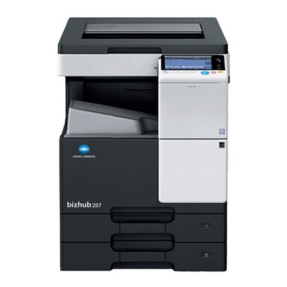 OEM Konica Minolta bizhub 287 (A7AH011X001) MFP, 28 ppm Monochrome, Print, Copy, Scan, (Fax) 1