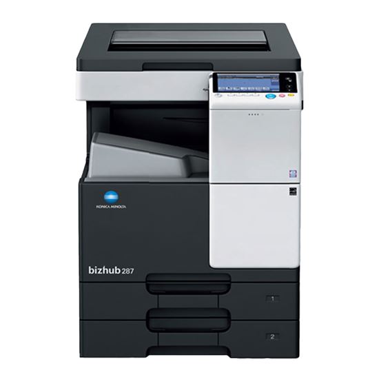 OEM Konica Minolta bizhub 287 (A7AH011X001) MFP, 28 ppm Monochrome, Print, Copy, Scan, (Fax) 1