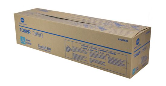OEM Konica Minolta TN711C (A3VU430) Toner Cartridge, Cyan 31.5K Yield 1