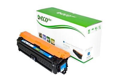 EcoPlus HP 307A (CE741A) Toner Cartridge, Cyan 7.3K Yield 1