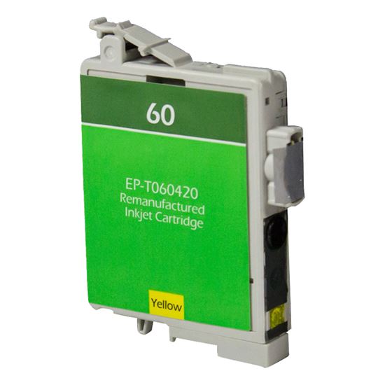 Remanufactured Epson 60 (T060420) InkJet Cartridge, Yellow 600 Yield 1