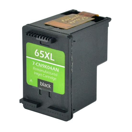 Remanufactured HP 65XL (N9K04AN) InkJet Cartridge, Black 330 High Yield 1