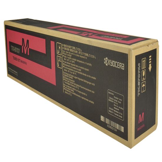 OEM Kyocera Mita TK-8707M (1T02K9BUS0) Toner Cartridge, Magenta 30K Yield 1