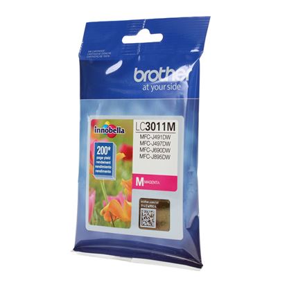 OEM Brother  (LC3011M) Inkjet, Magenta 200 Yield 1