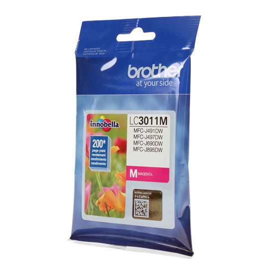 OEM Brother  (LC3011M) Inkjet, Magenta 200 Yield 1