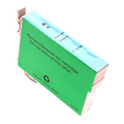 Remanufactured Epson 79 (T079520) InkJet Cartridge, Light Cyan 11ML 1