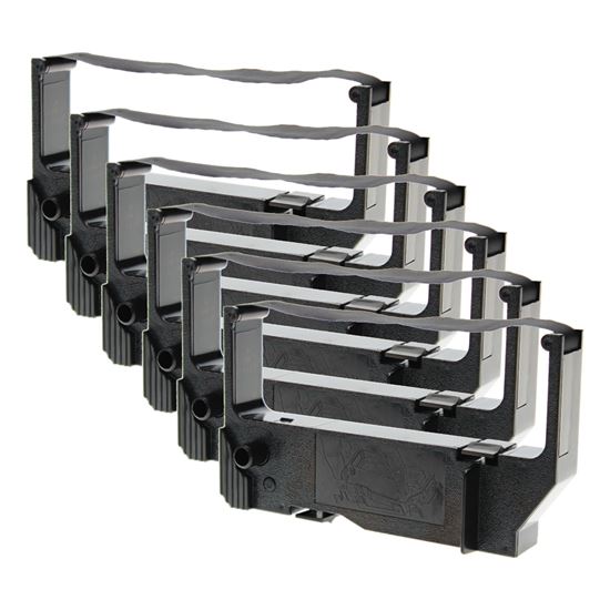 Compatible Star Micronics RC200B POS Ribbon, Black, 6 Pack Value Pack 1