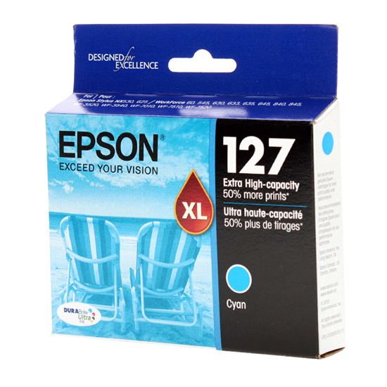 OEM Epson 127 (T127220) Inkjet, Cyan 755 High Yield 1