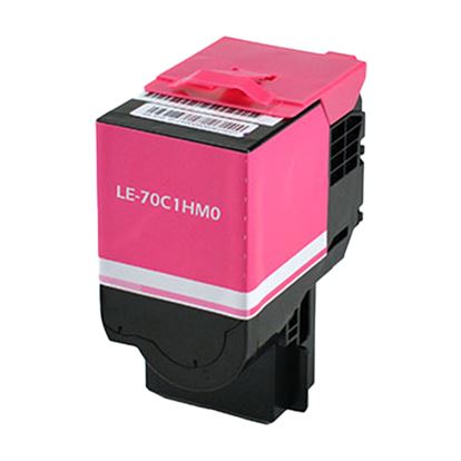 Compatible Lexmark 701HM (70C1HM0) Toner Cartridge, Magenta 3K High Yield 1