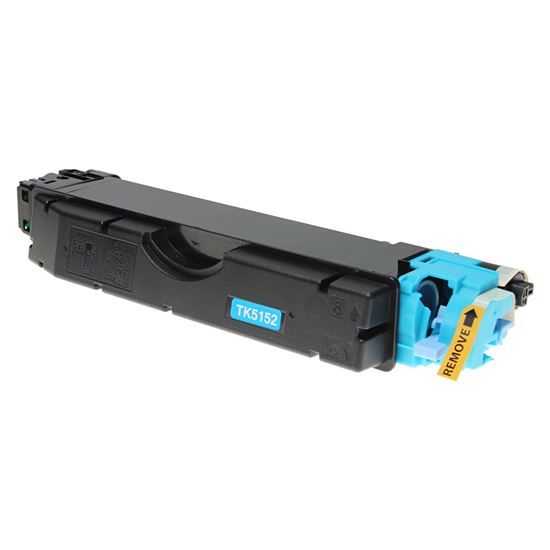 Compatible Kyocera Mita TK-5152C (1T02NSCUS0) Toner Cartridge, Cyan 10K Yield, TAA Compliant, Made in USA 1