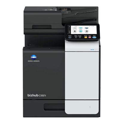 OEM Konica Minolta bizhub C3321i (AAJP017) MFP, 35 ppm Color, Print, Copy, Scan, (Fax), Full Yield Toner, K=13K Yield, CMY=9K Yield 1