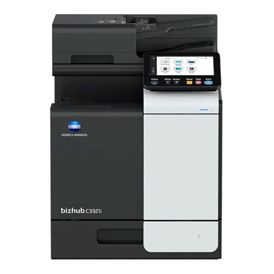 OEM Konica Minolta bizhub C3321i (AAJP017) MFP, 35 ppm Color, Print, Copy, Scan, (Fax), Full Yield Toner, K=13K Yield, CMY=9K Yield 1