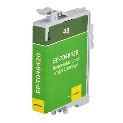 Remanufactured Epson 48 (T048420) InkJet Cartridge, Yellow 430 Yield 1