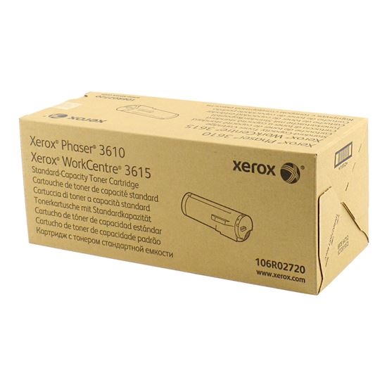 OEM Xerox 106R02720 (106R2720) Toner Cartridge, Black 5.9K Yield 1