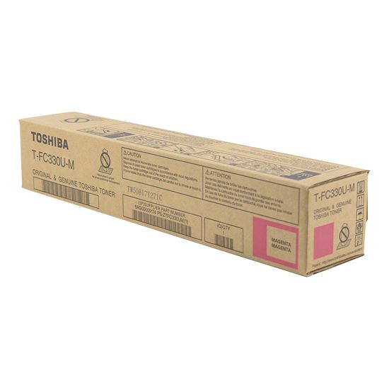 OEM Toshiba T-FC330U-M (TFC330UM) Toner Cartridge, Magenta 17.4K Yield 1