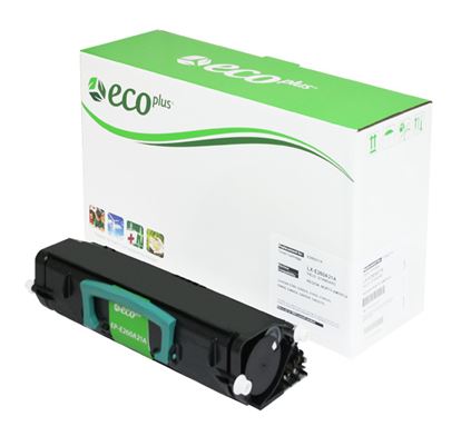 EcoPlus Lexmark E260A21A Toner Cartridge, Black 3.5K Yield, Made in USA 1