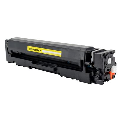 Compatible HP 206A (W2112A) Toner Cartridge, Yellow 1.25K Yield, DIY (No Chip) 1