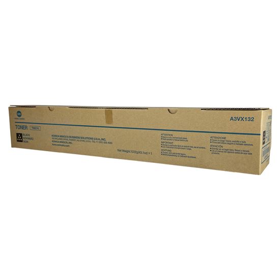 OEM Konica Minolta TN621K (A3VX132) Toner Cartridge, Black 63K Yield 1