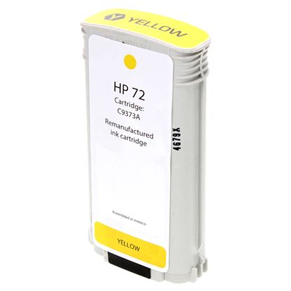 Remanufactured HP 72 (C9373A) Wide Format, Yellow 130ml 1