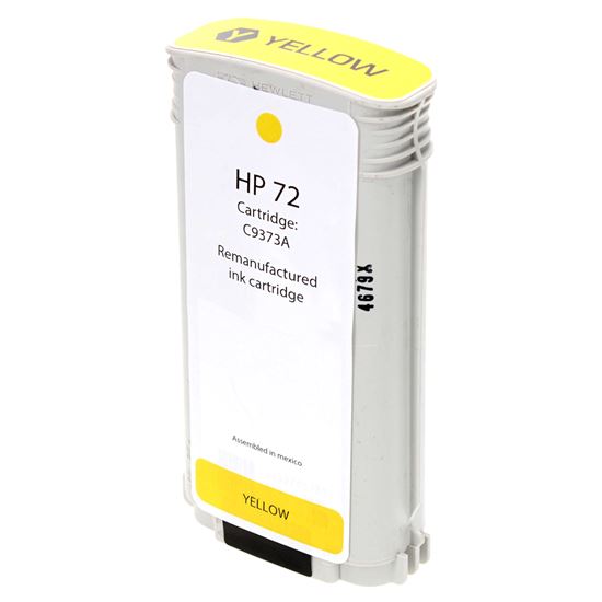 Remanufactured HP 72 (C9373A) Wide Format, Yellow 130ml 1