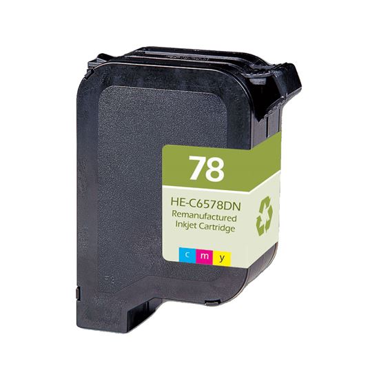 Remanufactured HP 78 (C6578DN) InkJet Cartridge, Color 560 Yield 1