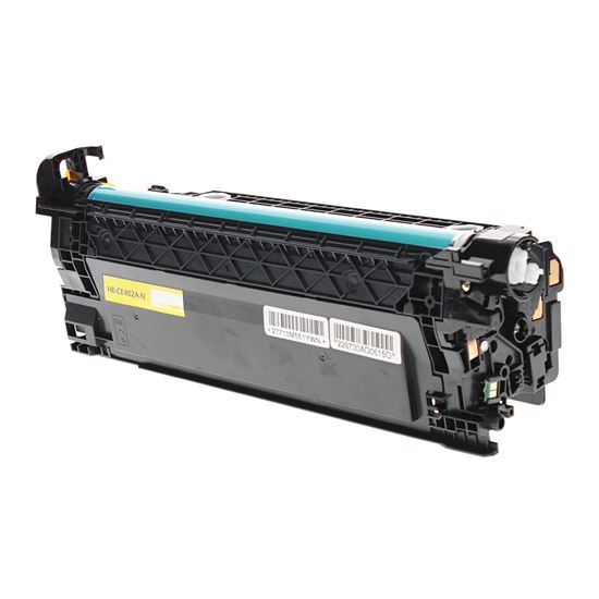 Compatible HP 507A (CE402A) Toner Cartridge, Yellow 6K Yield 1