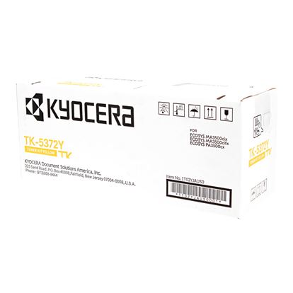 OEM Kyocera Mita TK-5372Y (1T02YJAUS0) Toner Cartridge, Yellow 5K Yield 1