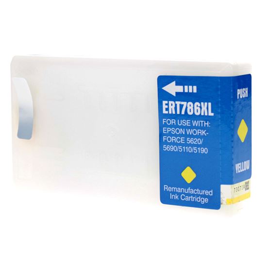 Remanufactured Epson 786XL (T786XL420) InkJet Cartridge, Yellow 2000 Ultra High Yield 1